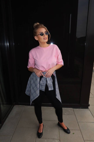 Baby pink marškinėliai
